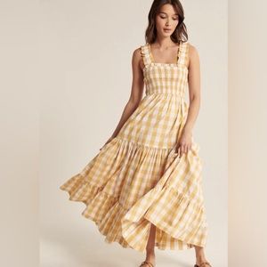 Smocked Bodice Easy Maxi Dress